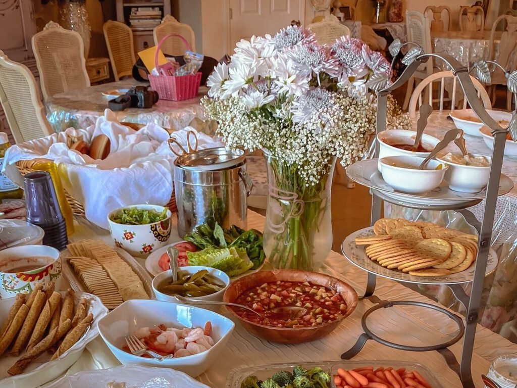 Inside the Claudia's Tea House venue